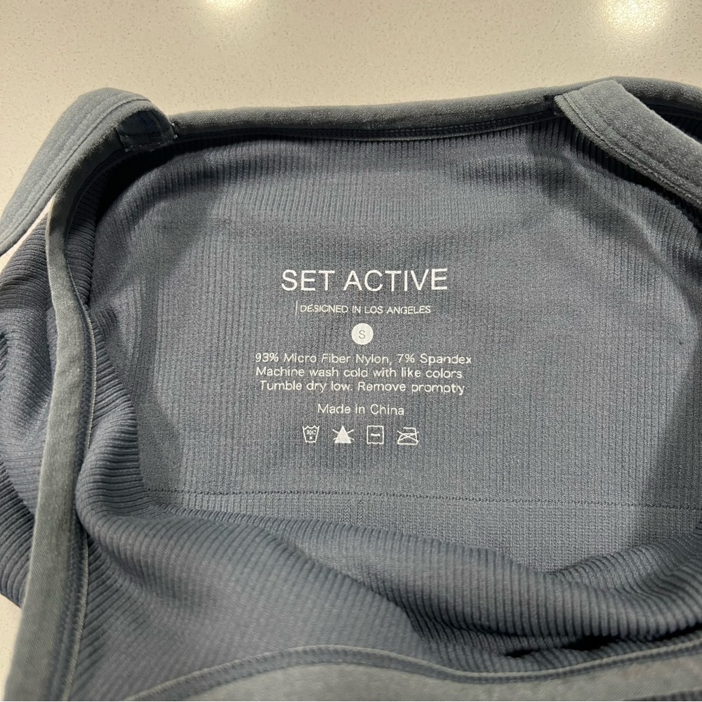 SET ACTIVE Ribbed Tank, S - Picture 4 of 5